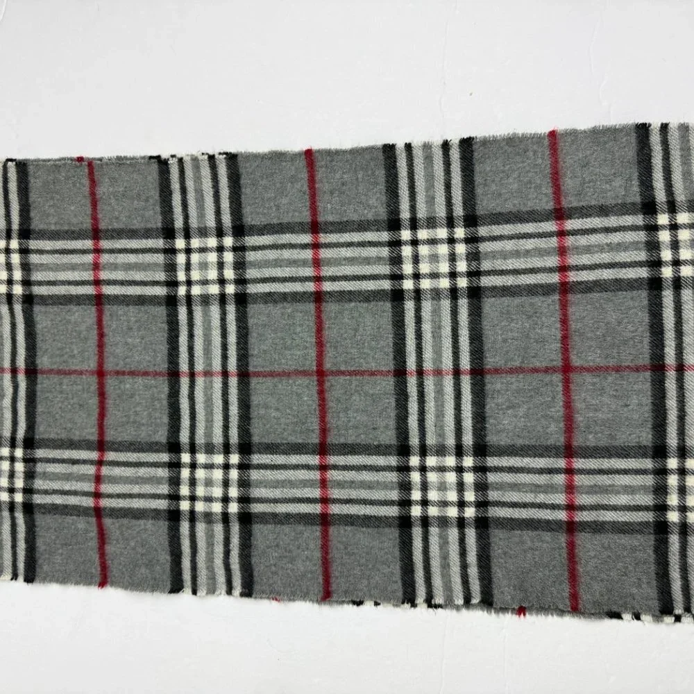 Croft & Barrow Gray Soft Acrylic Scarf Made in Germany
